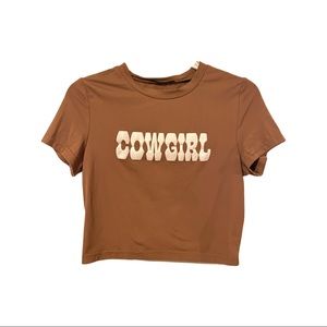 Cowgirl crop top